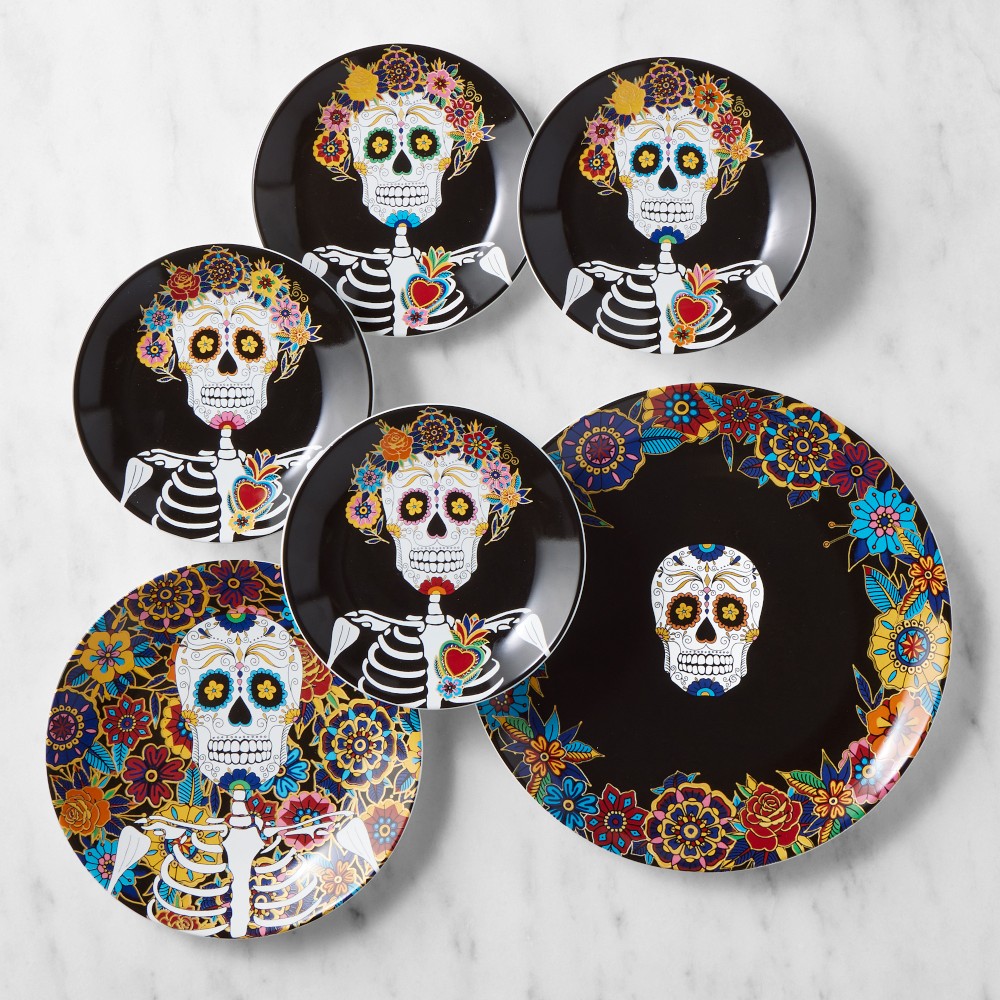 Day of the Dead 12-Piece Dinnerware Set