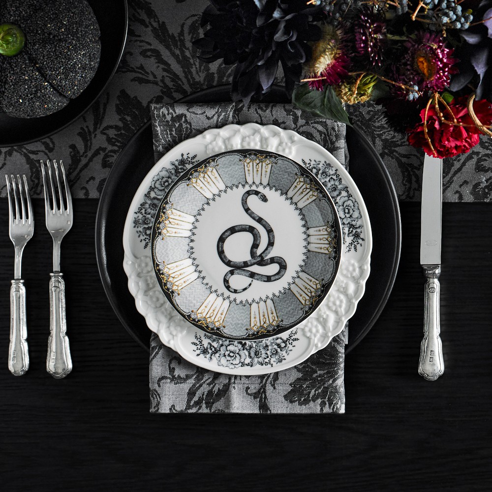 Spooky Soir&#233;e Appetizer Plates, Set of 4