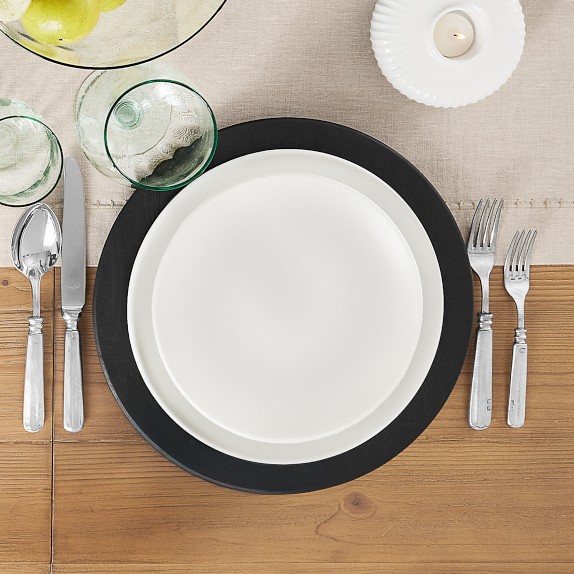 Open Kitchen by Williams Sonoma Matte Coupe Dinner & Salad Plates, Set of 8