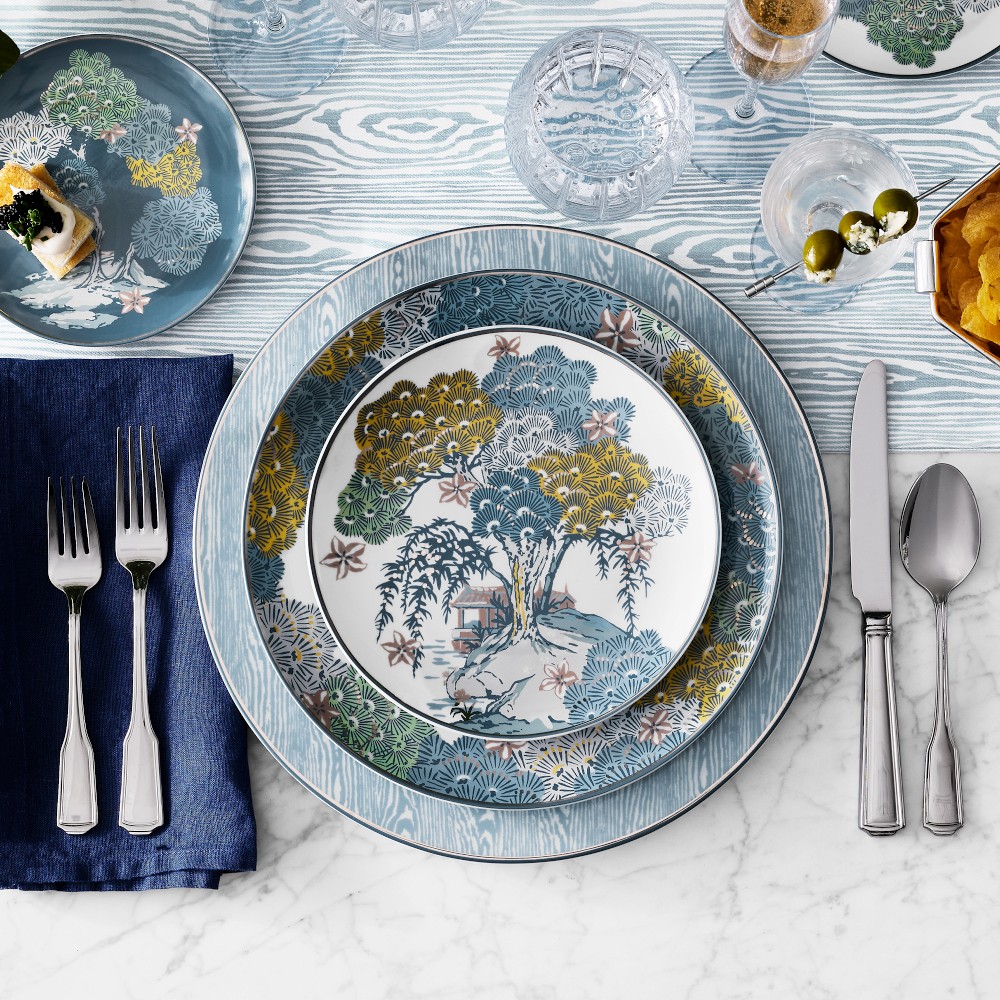 Scalamandr&#233; x Williams Sonoma Sea of Trees Salad Plates, Set of 4