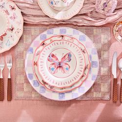 MacKenzie-Childs Butterfly Hill Salad Plate