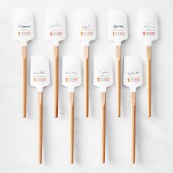 No Kid Hungry&#174; Tools for Change Silicone Wood Spatula, Tiny Chef, set of 2 Minis