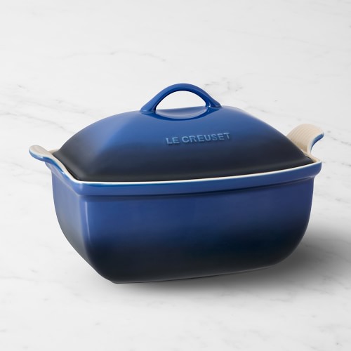Le Creuset Heritage Stoneware Deep Covered Baker, 4 1/2-Qt., Lapis