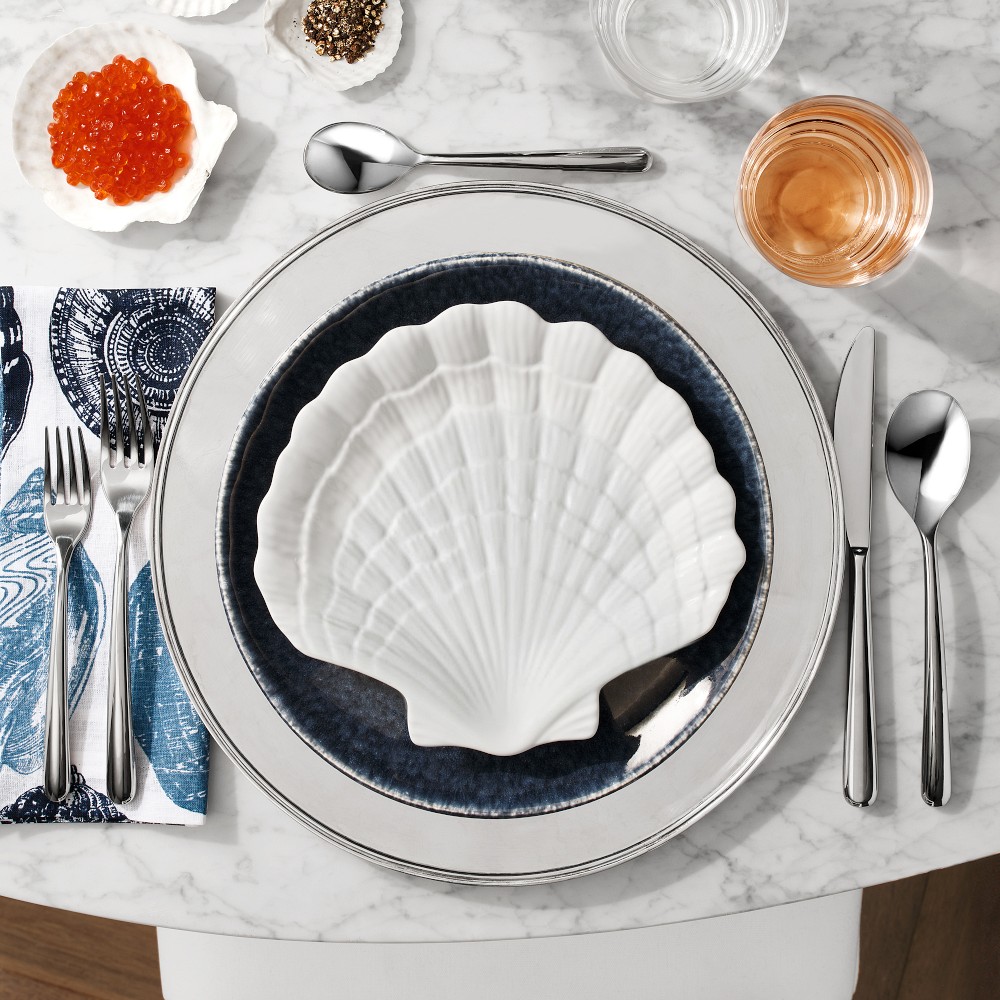 Seashell Salad Plates