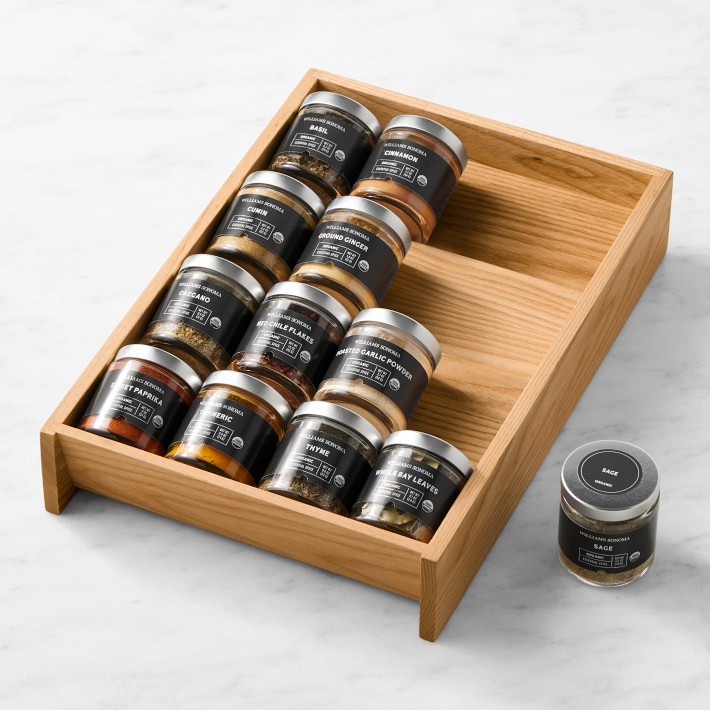 Hold Everything In-Drawer Spice Storage Spices Williams Sonoma