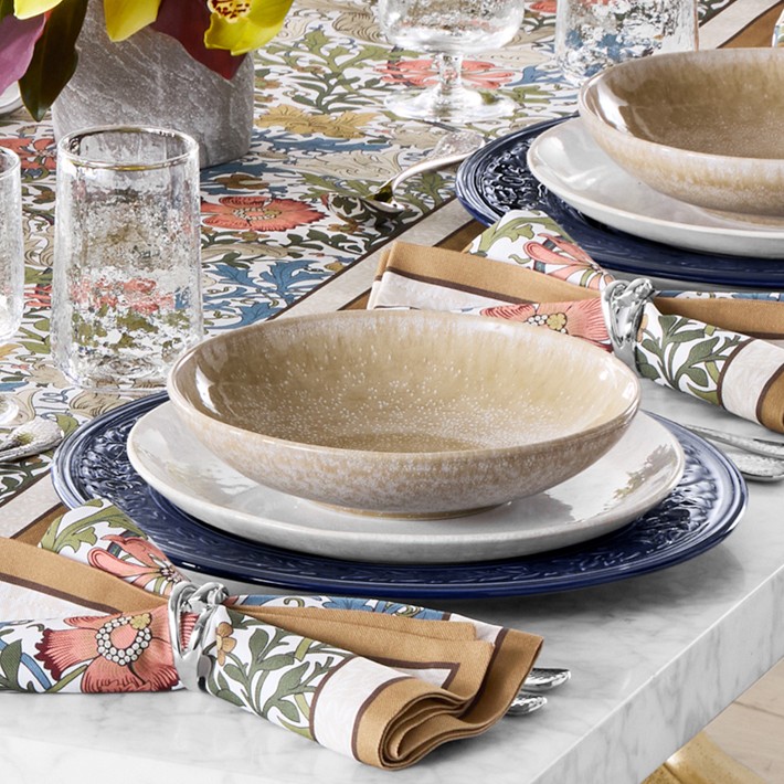 Cyprus Reactive Glaze Cereal Bowls Set of Williams Sonoma