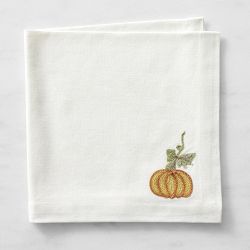 Harvest Embroidery Napkins, Set of 4