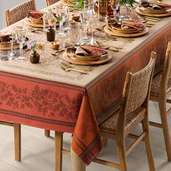 williams sonomaテーブルクロス Morris & Co. x Williams Sonoma Outdoor Fruit Tablecloth | Williams
