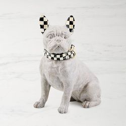 Mackenzie-Childs Courtly Check French Bulldog Figurine