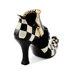 Mackenzie Childs Courtly Check Witch's Shoe