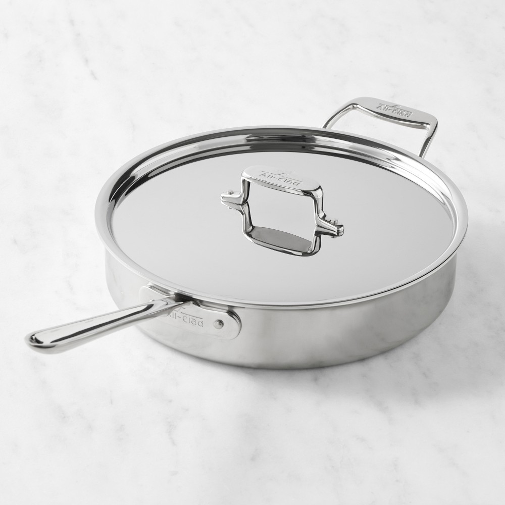 All-Clad D5® Stainless-Steel Sauté Pan 5 QT