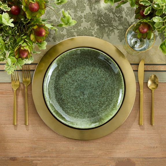 Cyprus Reactive Glaze Dinner Plates