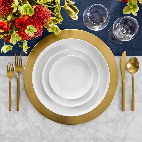 Pillivuyt Coupe Porcelain Appetizer Plates