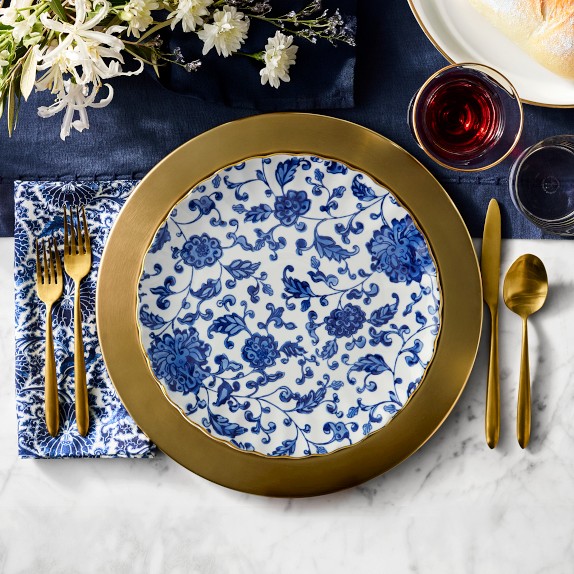 Williams-Sonoma - ウィリアムズソノマ　22cmメラミンプレート4枚セット Williams-Sonoma - ウィリアムズソノマ 22cmメラミンプレート4枚