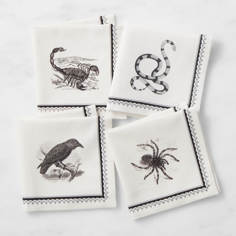 Spooky Soirée Cocktail Napkins, Set of 4