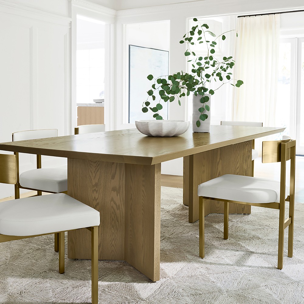 Dietrich Communal Rectangular Dining Table (96&quot;-144&quot;)