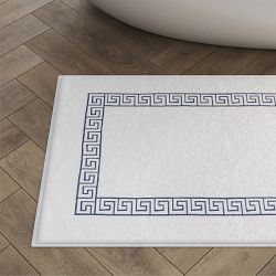 Greek Key Bath Mat