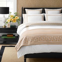 Chambers&#174 Greek Key Duvet And Shams