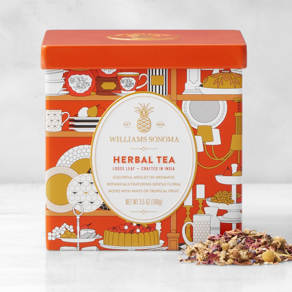 Williams Sonoma Signature Tin, Relaxing Herbal Tea