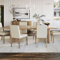 Dietrich Communal Rectangular Dining Table (96&quot;-144&quot;)