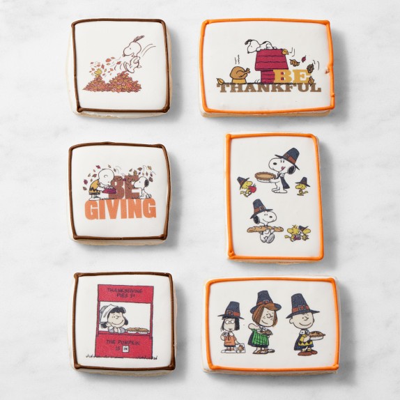 PEANUTS™ x Williams Sonoma Thanksgiving Cookies, Set of 6