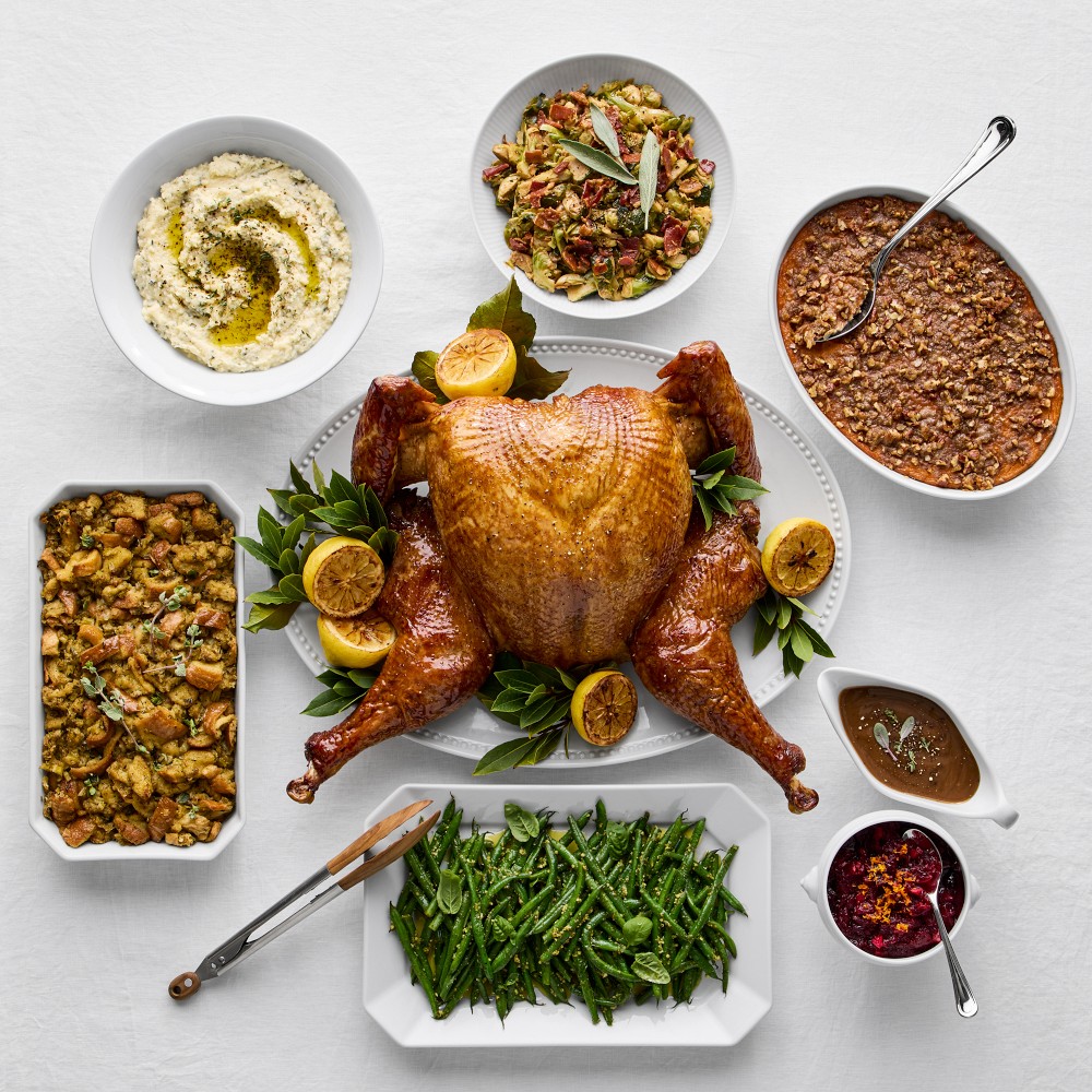 Williams Sonoma Test Kitchen Spatchcock Turkey Dinner, Serves 8-10, Immediate Delivery