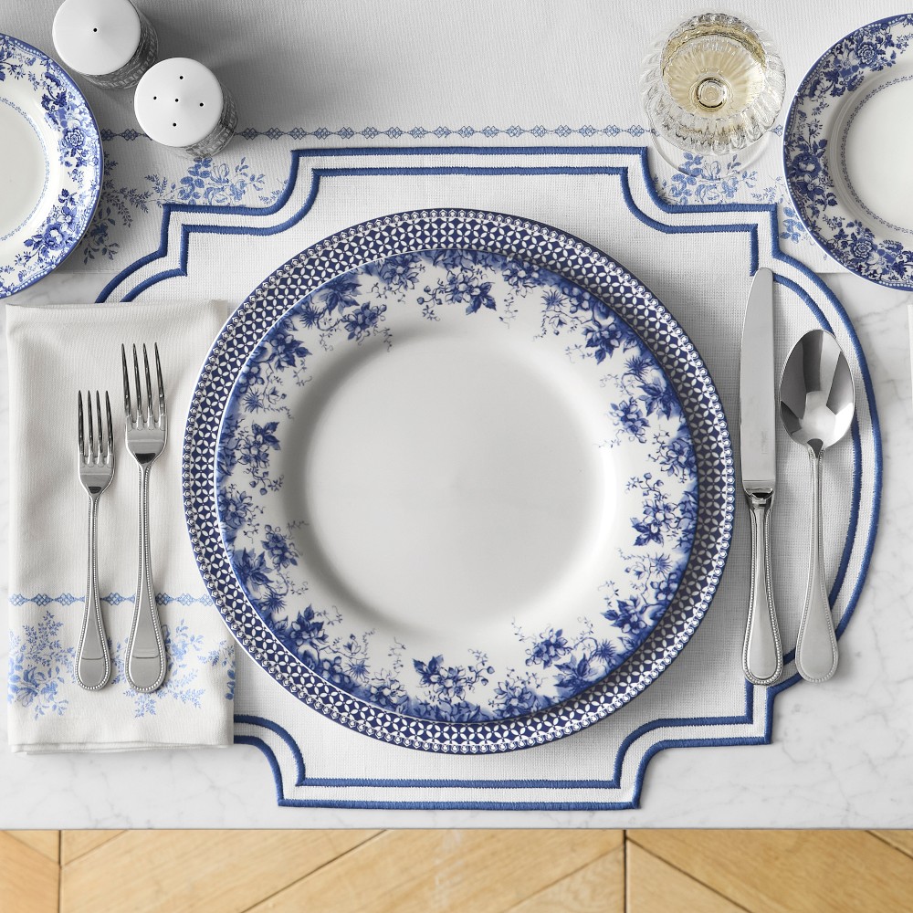 English Floral Dinner Plates