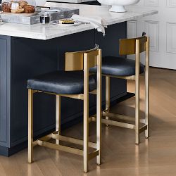 Emma Upholstered Counter &amp; Bar Stool