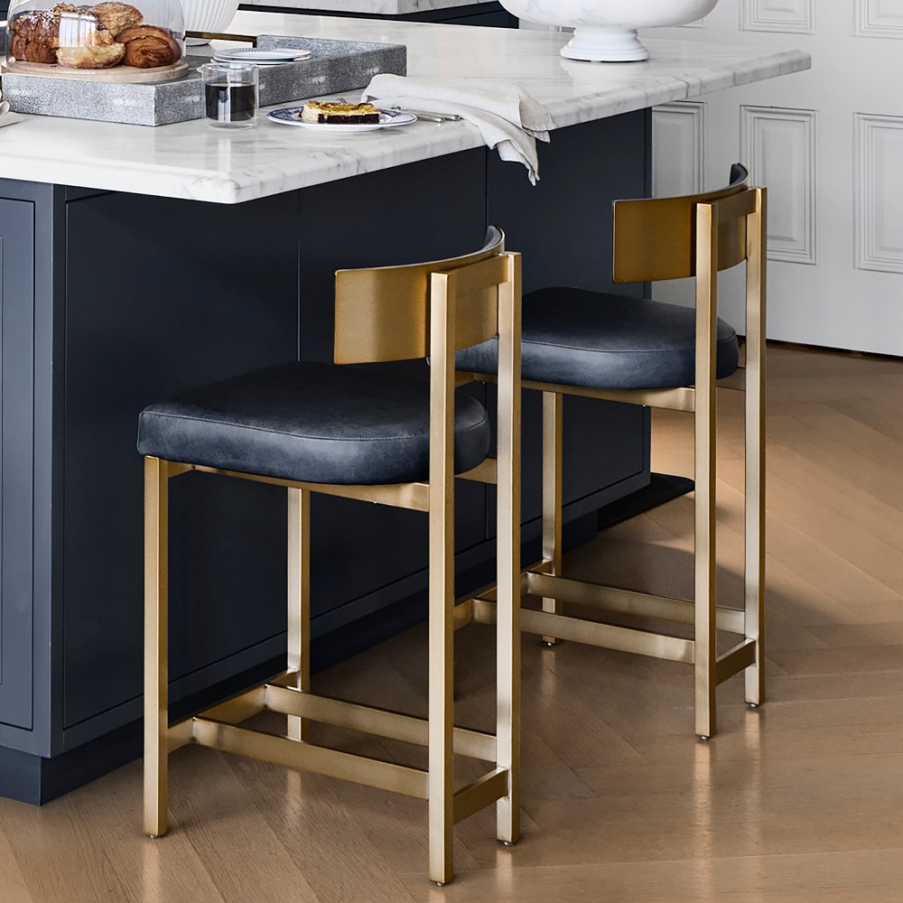Emma Upholstered Counter &amp; Bar Stool