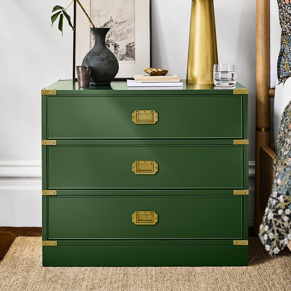 Campaign 3-Drawer Nightstand (30&quot;)