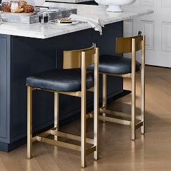 Emma Upholstered Counter &amp; Bar Stool
