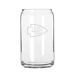 NFL Beer Can Glasses, Set of 4, Kansas City Chiefs