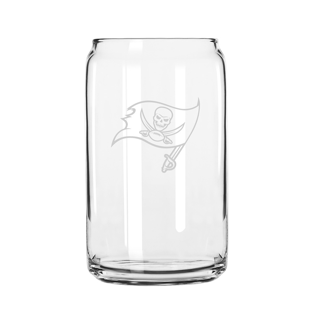 NFL Beer Can Glasses, Set of 4, Tampa Bay Buccaneers