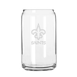NFL Beer Can Glasses, Set of 4, New Orleans Saints