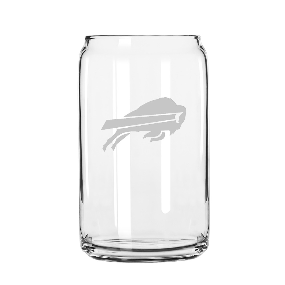 NFL Beer Can Glasses, Set of 4, Buffalo Bills