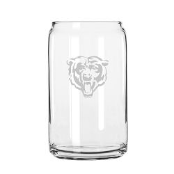NFL Beer Can Glasses, Set of 4, Chicago Bears