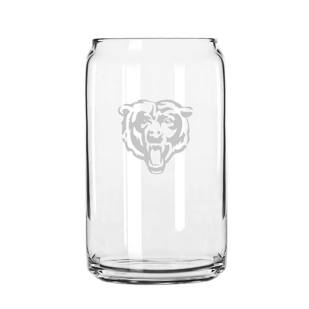 NFL Beer Can Glasses, Set of 4, Chicago Bears