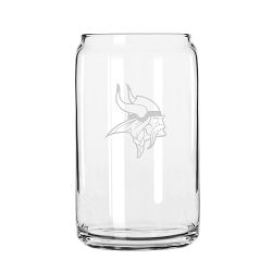 NFL Beer Can Glasses, Set of 4, Minnesota Vikings