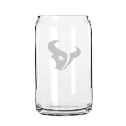 NFL Beer Can Glasses, Set of 4, Houston Texans