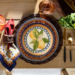 Sicily Ceramic Appetizer Plates, Set of 4