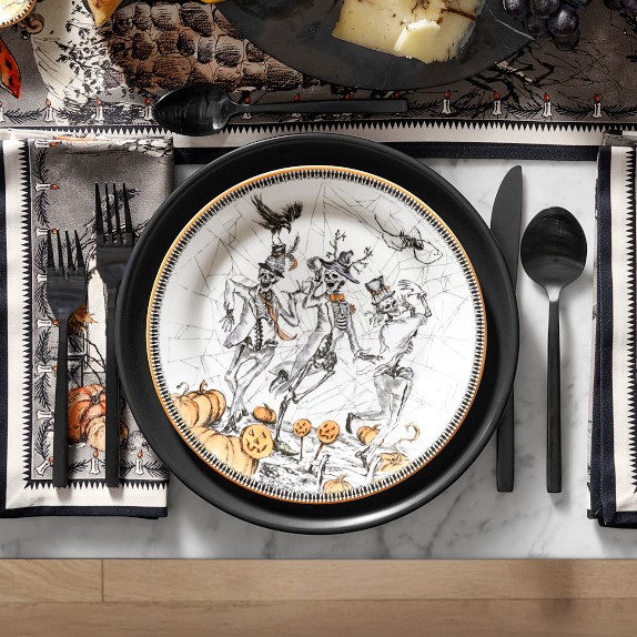 Haunted Hosts Salad Plates, Set of 4 | Williams Sonoma