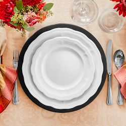 Pillivuyt Queen Anne Porcelain Salad Plates, Set of 4