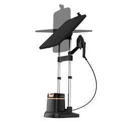 Rowenta IXEO All-in-One Iron and Steamer with Smart Ironing Board, Black