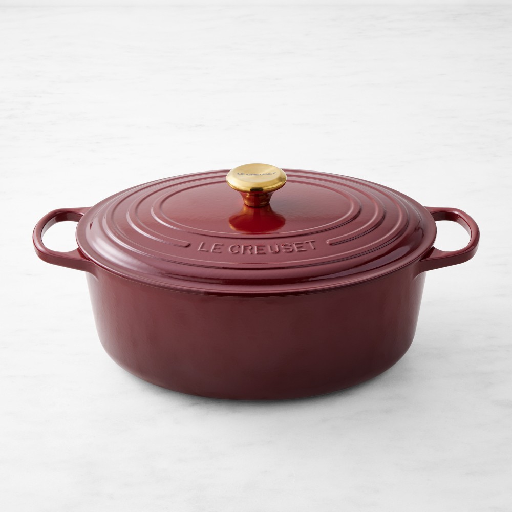 Le Creuset Signature Enameled Cast Iron Oval Dutch Oven, 8-Qt. Rhone
