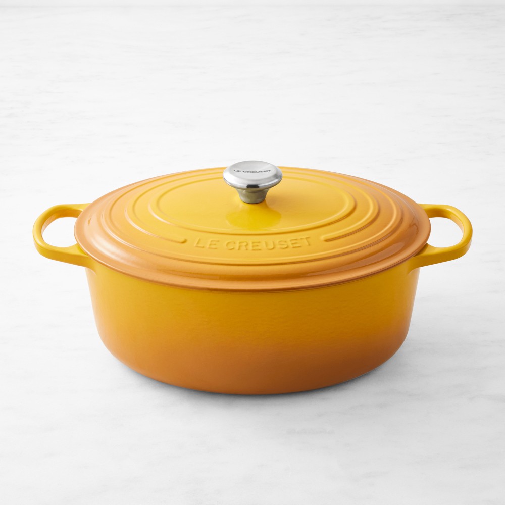 Le Creuset Signature Enameled Cast Iron Oval Dutch Oven - 8-Qt., Nectar