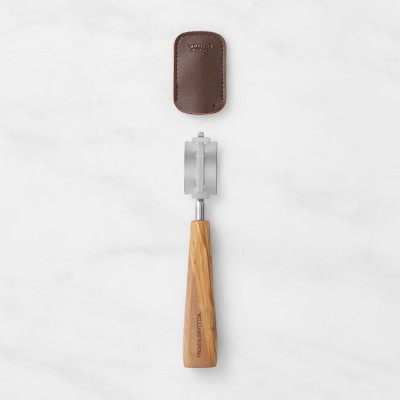Williams Sonoma Olivewood Bread Lame with Leather Cover