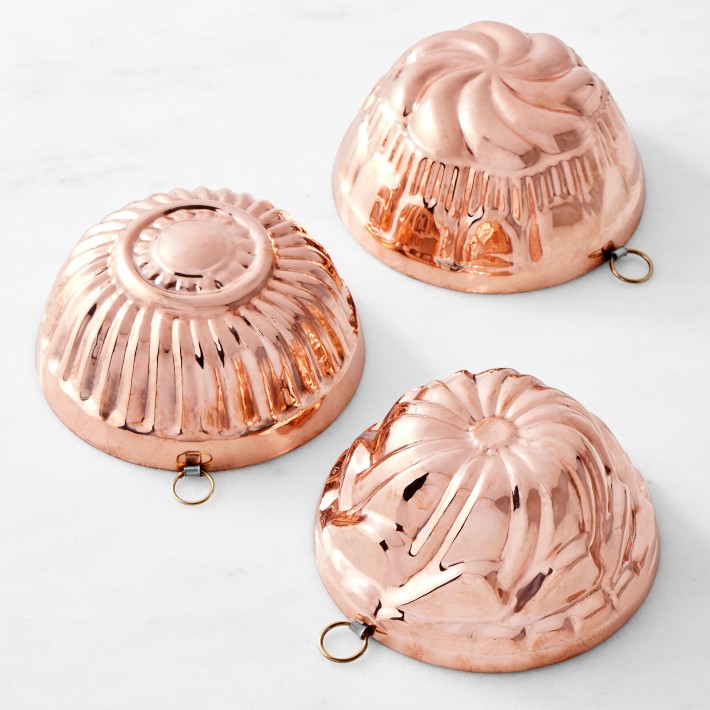 Ruffoni Round Copper Molds, Set of 3 | Williams Sonoma