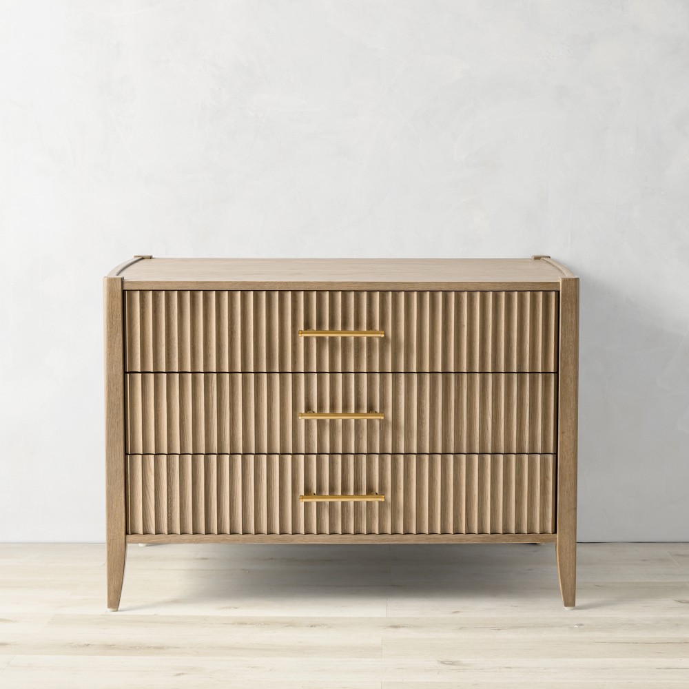 Lewis 3-Drawer Nightstand (38")