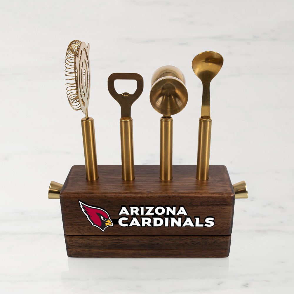 NFL Sidecar Bar Tools, Set of 5, Arizona Cardinals