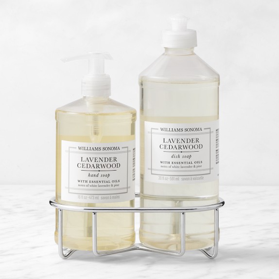 Williams Sonoma Lavender Cedarwood Hand Soap & Dish Soap 3-Piece Kitchen Set